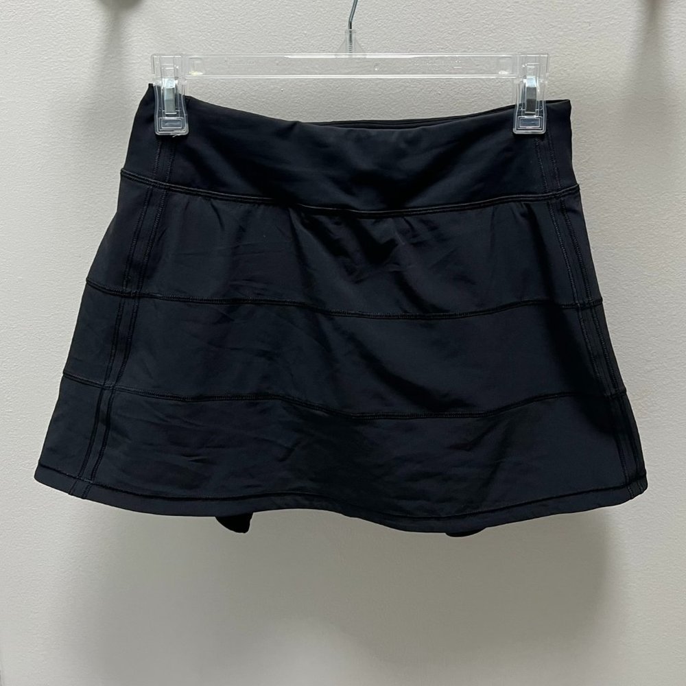 Black Lululemon Tennis Skirt Pace Rival Mid Rise- Women's Size 4